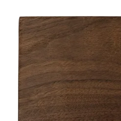 QAZQA Landelijke wandlamp walnoot hout - Transfer