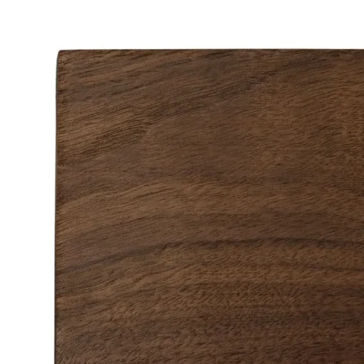 QAZQA Landelijke wandlamp walnoot hout - Transfer