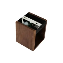 QAZQA Landelijke wandlamp walnoot hout - Transfer