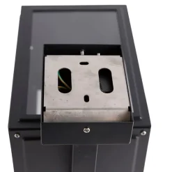 QAZQA Landelijke wandlamp zwart IP44 - Sutton Up