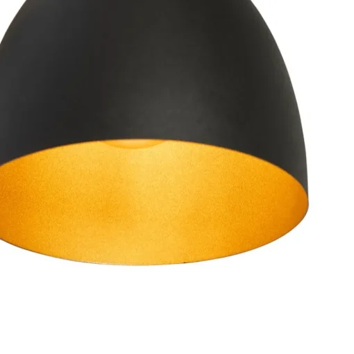QAZQA Landelijke wandlamp zwart met hout - Flint