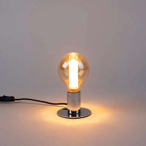 LUEDD LED lamp G95 E27 5W 1800K amber 3-staps dimbaar