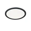 Trio Leuchten LED paneel rond zwart 40 cm incl. LED 3 staps dimbaar - Lope