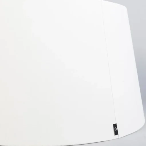 QAZQA Linnen lampenkap creme rond schuin 50/40/26