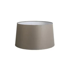 QAZQA Linnen lampenkap taupe 45 cm