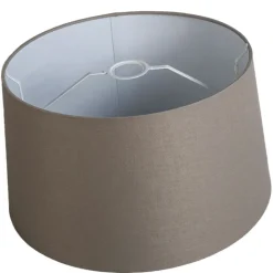 QAZQA Linnen lampenkap taupe 45 cm