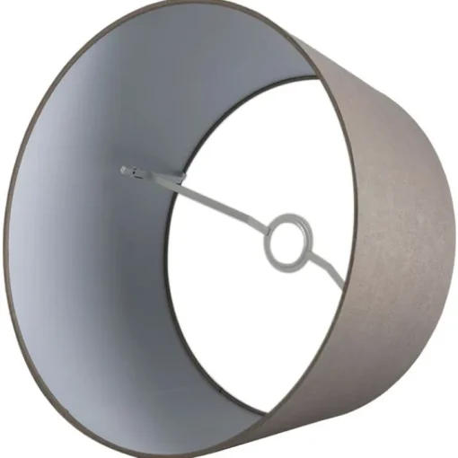 QAZQA Linnen lampenkap taupe 45 cm