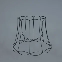 QAZQA Metalen lampenkap zwart 50/40 - Granny Frame
