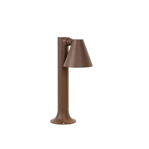 QAZQA Modern buiten paaltje roestbruin 30 cm IP44 verstelbaar - Ciara