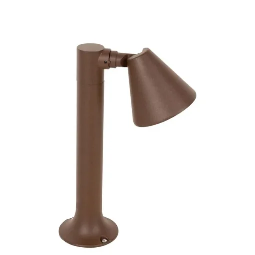QAZQA Modern buiten paaltje roestbruin 30 cm IP44 verstelbaar - Ciara