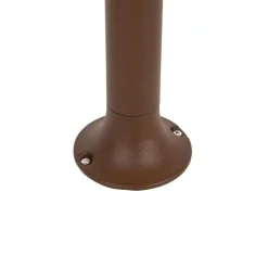QAZQA Modern buiten paaltje roestbruin 30 cm IP44 verstelbaar - Ciara