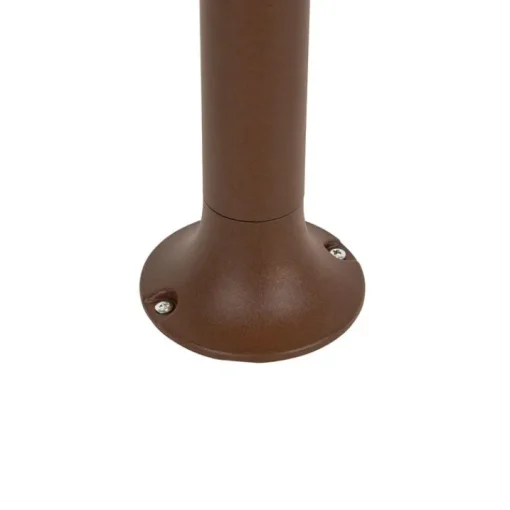 QAZQA Modern buiten paaltje roestbruin 30 cm IP44 verstelbaar - Ciara