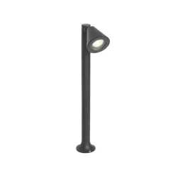 QAZQA Modern buiten paaltje zwart 60 cm IP44 verstelbaar - Ciara