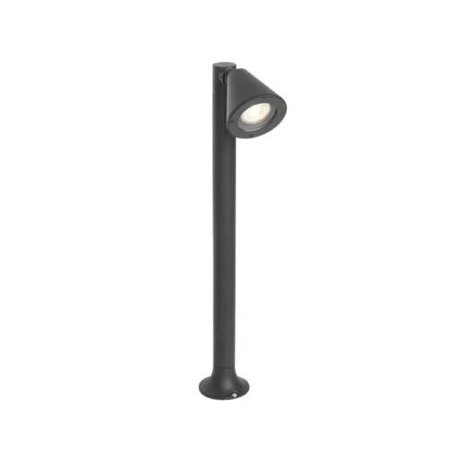 QAZQA Modern buiten paaltje zwart 60 cm IP44 verstelbaar - Ciara