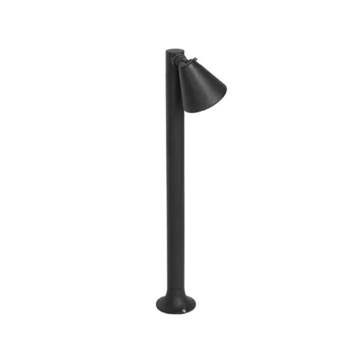 QAZQA Modern buiten paaltje zwart 60 cm IP44 verstelbaar - Ciara