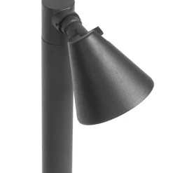QAZQA Modern buiten paaltje zwart 60 cm IP44 verstelbaar - Ciara