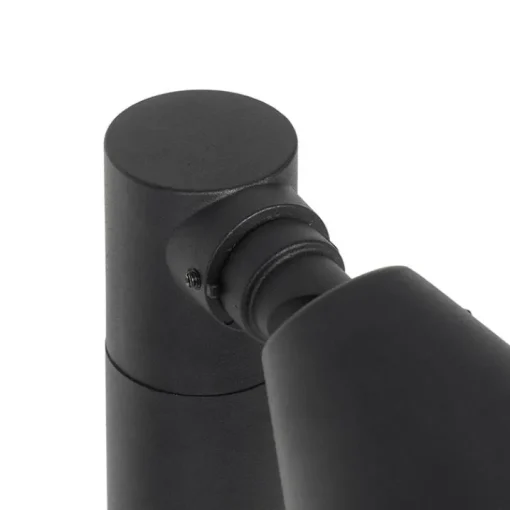 QAZQA Modern buiten paaltje zwart 60 cm IP44 verstelbaar - Ciara