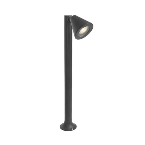 QAZQA Modern buiten paaltje zwart 60 cm IP44 verstelbaar - Ciara