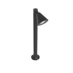 QAZQA Modern buiten paaltje zwart 60 cm IP44 verstelbaar - Ciara