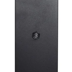 QAZQA Modern buiten paaltje zwart met smoke glas 70cm met schemersensor IP44 - Denmark