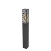 QAZQA Modern buiten paaltje zwart 90 cm IP44 - Nicole