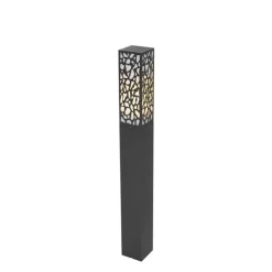 QAZQA Modern buiten paaltje zwart 90 cm IP44 - Nicole