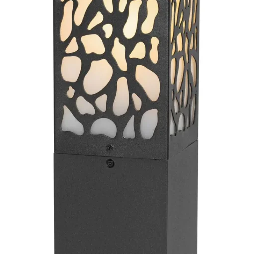 QAZQA Modern buiten paaltje zwart 90 cm IP44 - Nicole