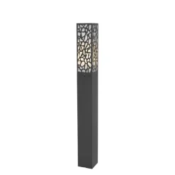 QAZQA Modern buiten paaltje zwart 90 cm IP44 - Nicole