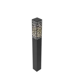 QAZQA Modern buiten paaltje zwart 90 cm IP44 - Nicole