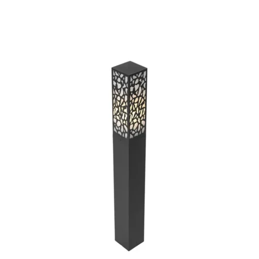 QAZQA Modern buiten paaltje zwart 90 cm IP44 - Nicole