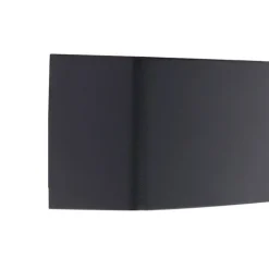 QAZQA Modern buitenwandlamp grafiet 14,3 cm IP44 - Latina