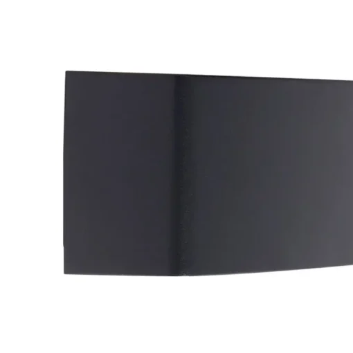 QAZQA Modern buitenwandlamp grafiet 14,3 cm IP44 - Latina
