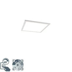 QAZQA Modern LED paneel wit 40 cm incl. LED 4-staps dimbaar - Liv