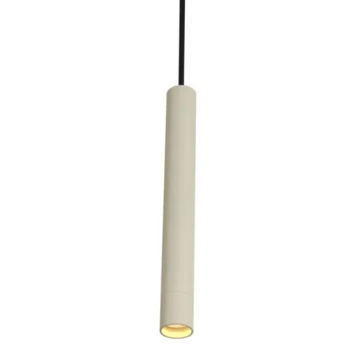 QAZQA Modern railsysteem met 3 hanglampen beige met zwart 1-fase - Slimline Keno