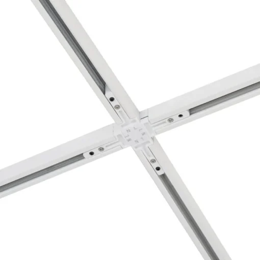 QAZQA Modern railsysteem met 10 spots beige met wit 1-fase - Slimline Uzzy