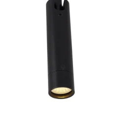 QAZQA Modern railsysteem met 6 spots zwart 1-fase - Slimline Uzzy