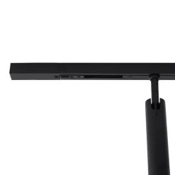 QAZQA Modern railsysteem met 6 spots zwart 1-fase - Slimline Uzzy