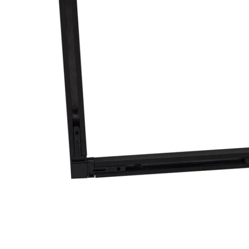 QAZQA Modern railsysteem met 6 spots zwart 1-fase - Slimline Uzzy