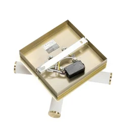 QAZQA Moderne badkamer plafondlamp messing 4-lichts IP44 - Bath