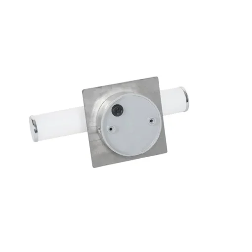 QAZQA Moderne badkamer wandlamp staal IP44 2-lichts - Bath