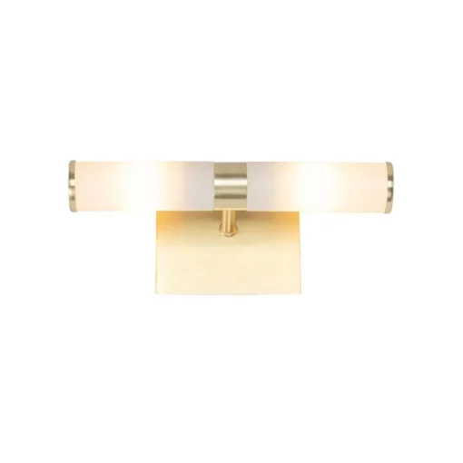 QAZQA Moderne badkamer wandlamp goud IP44 2-lichts - Bath