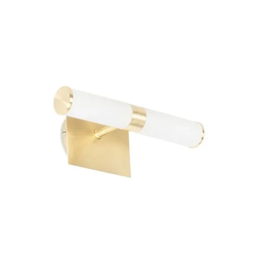 QAZQA Moderne badkamer wandlamp goud IP44 2-lichts - Bath