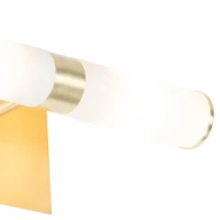 QAZQA Moderne badkamer wandlamp goud IP44 2-lichts - Bath