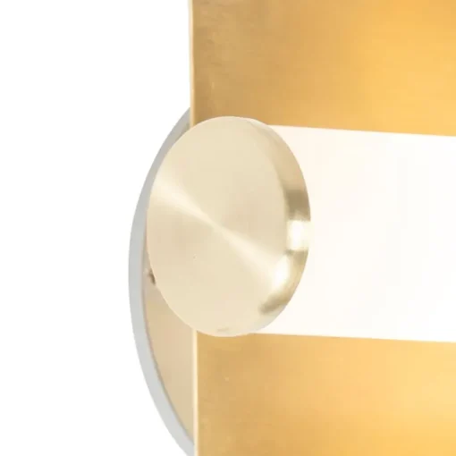 QAZQA Moderne badkamer wandlamp goud IP44 2-lichts - Bath
