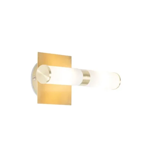 QAZQA Moderne badkamer wandlamp goud IP44 2-lichts - Bath