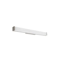 QAZQA Moderne badkamer wandlamp staal 62 cm IP44 - Cascada