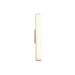 QAZQA Moderne badkamer wandlamp staal 62 cm IP44 - Cascada