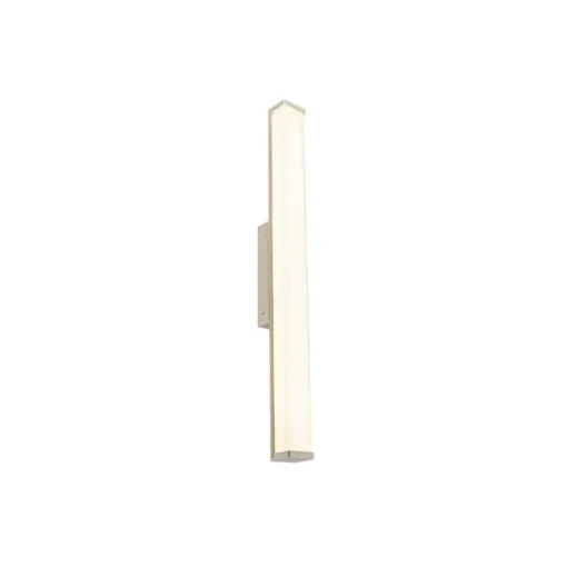 QAZQA Moderne badkamer wandlamp staal 62 cm IP44 - Cascada