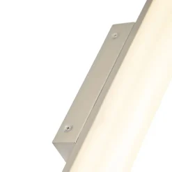 QAZQA Moderne badkamer wandlamp staal 62 cm IP44 - Cascada