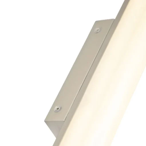 QAZQA Moderne badkamer wandlamp staal 62 cm IP44 - Cascada